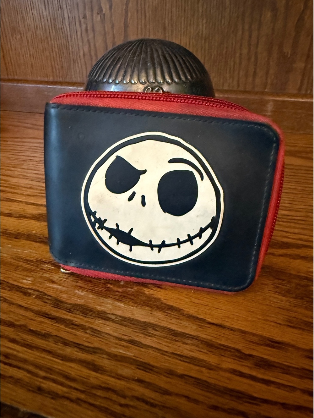 Nightmare Before Christmas Jack Skellington Zipper Wallet BiFold Coin Pocket